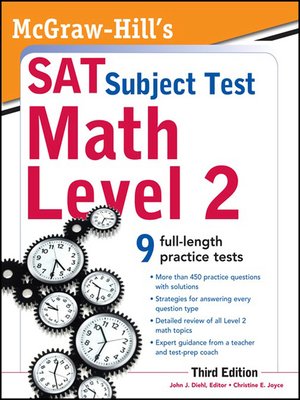 cover image of McGraw-Hill's SAT Subject Test Math Level 2